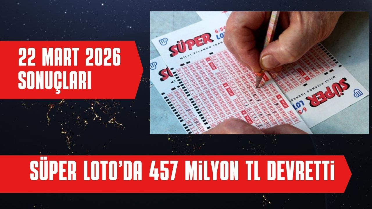 Süper Loto'da 457 Milyon TL Devretti