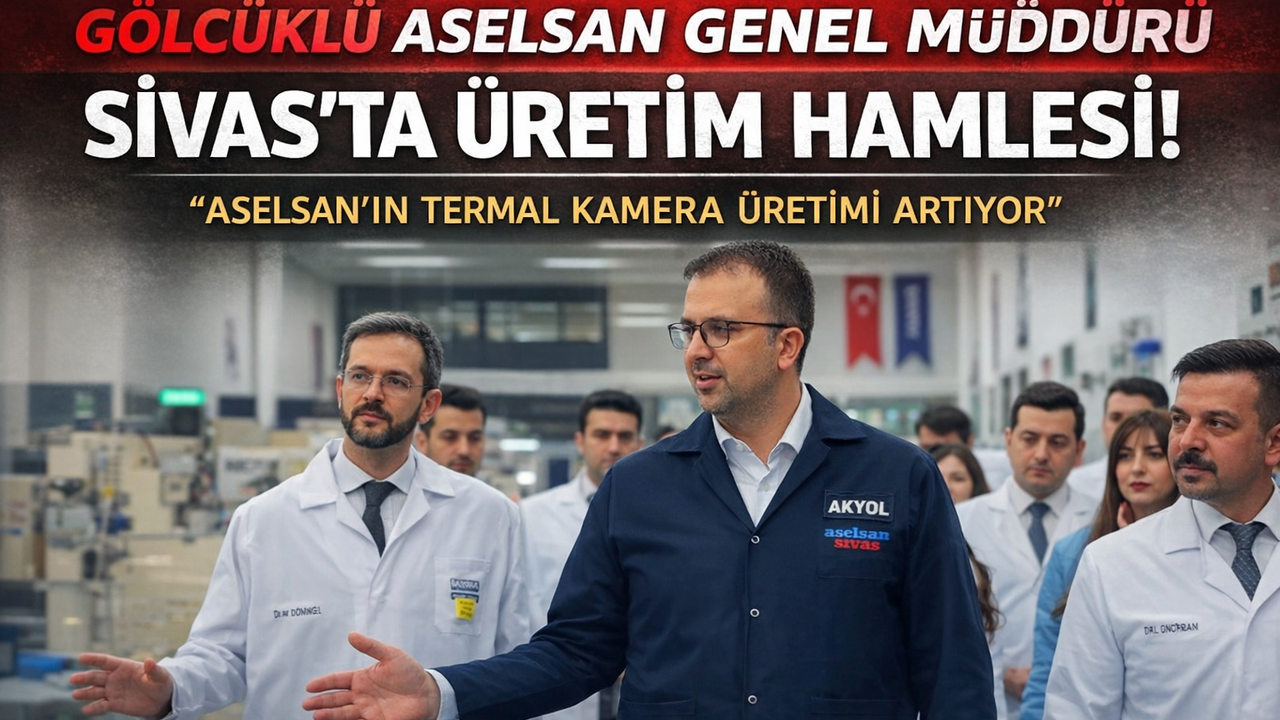 Gölcüklü Ahmet Akyol Sivas’ta: ASELSAN’ın Termal Kamera Üretimi Artıyor