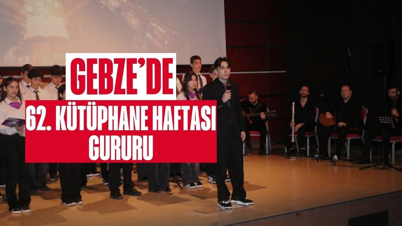 Gebze’de 62. Kütüphane Haftası Gururu: Kitap Dostları Ödüllerine Kavuştu