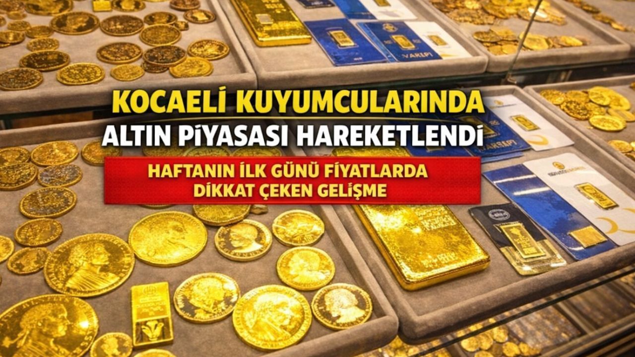 Kocaeli’de Altın Fiyatları Düşüyor: Gram ve Çeyrek Altın Alarm Veriyor
