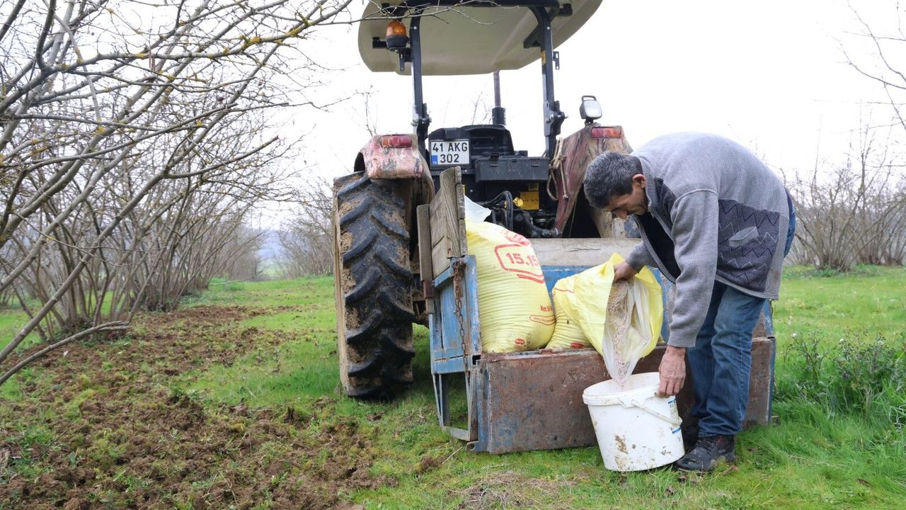 Kocaeli Büyükşehir’den Çiftçiye Gübre Desteği: Tarlalar Bereketleniyor