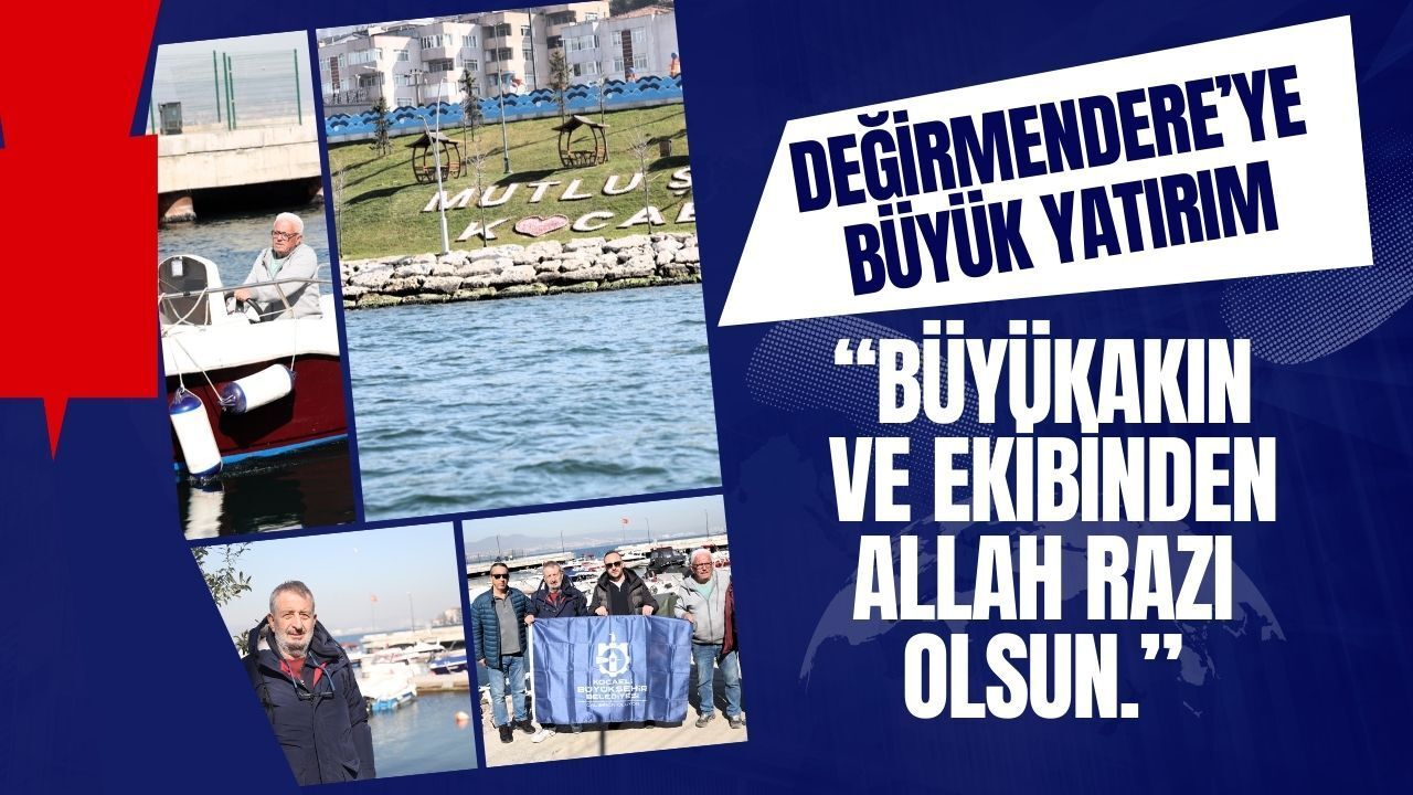 Büyükşehir’den Değirmendere’ye yatırım: Kayık çekek yeri hazırlanıyor