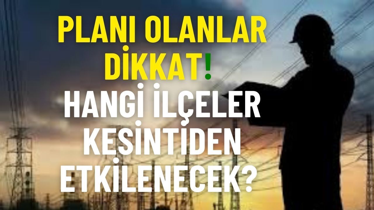 Planı Olanlar Dikkat! Kocaeli'de Elektrik Kesintileri Geceden Açıklandı