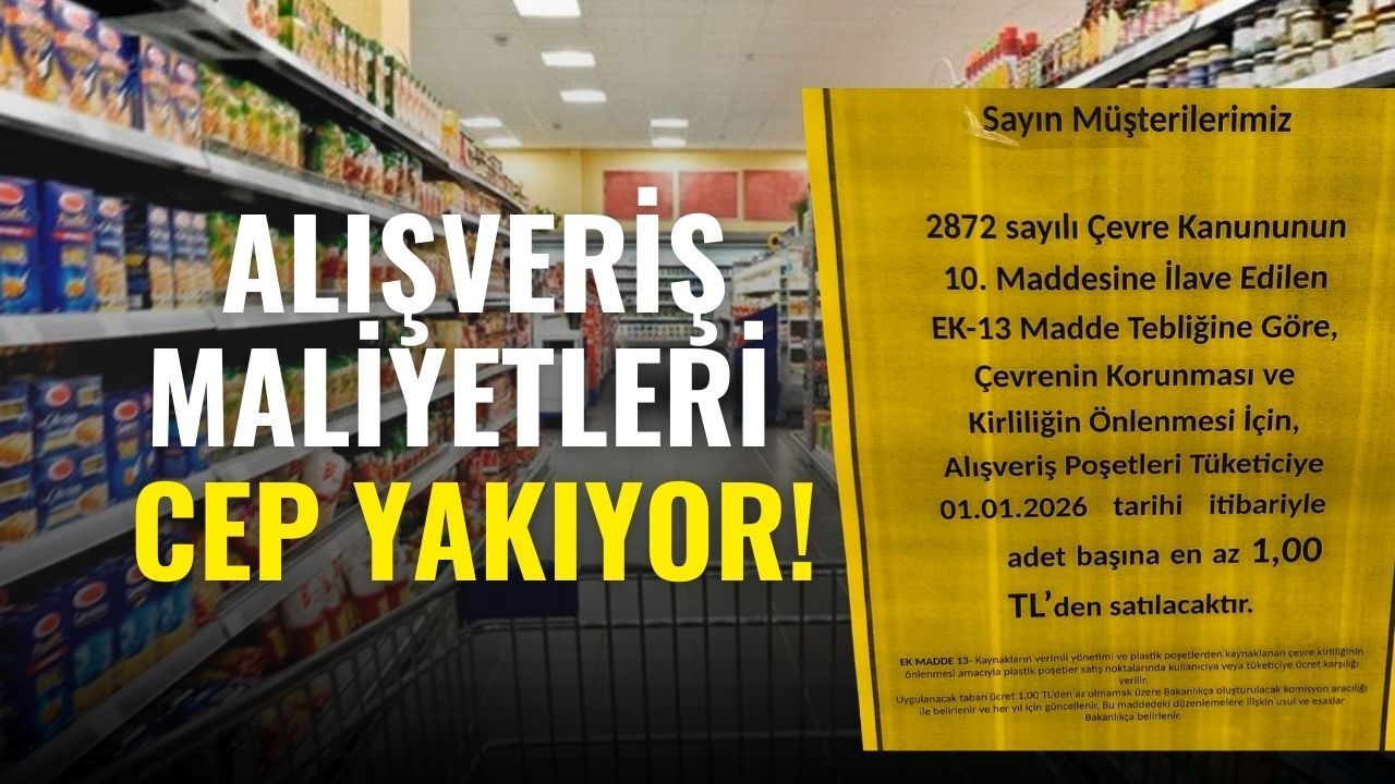 Cep yakacak değişiklik: Marketlerde plastik poşet fiyatları yükseldi