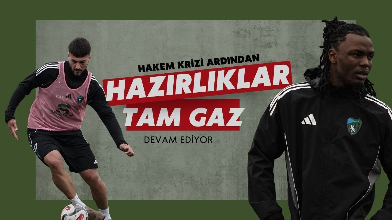 Hakem krizini geride bıraktı: Kocaelispor Alanya mesaisine start verdi