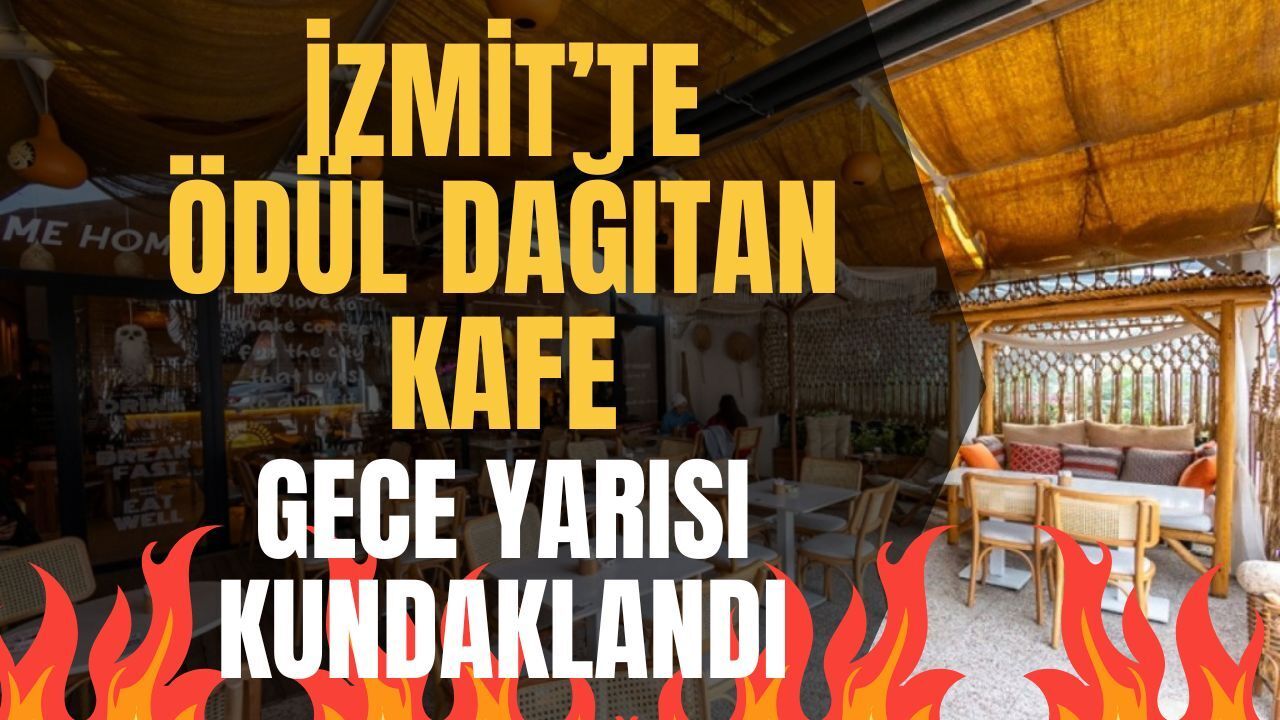 Maskeli Saldırgan İzmit’te Dehşet Saçtı: Ünlü Kafede Büyük Maddi Hasar