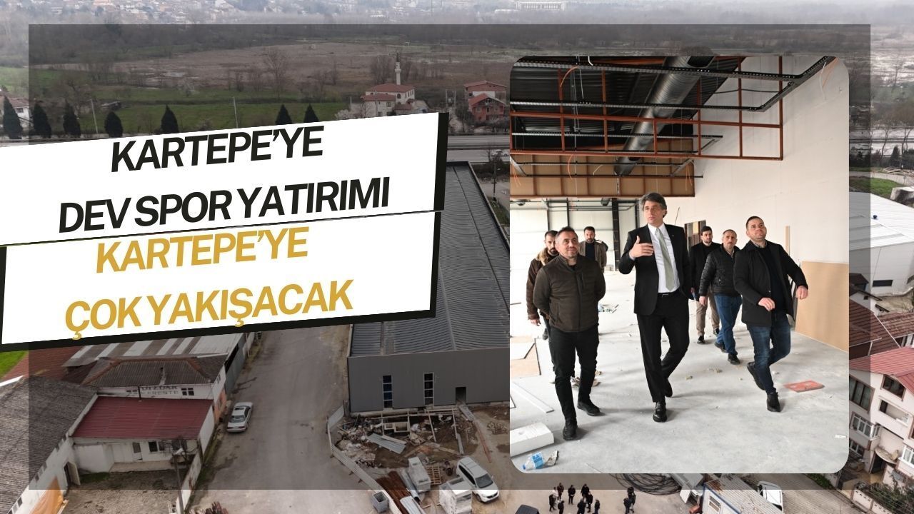 Kartepe’ye Modern ve Çok Yönlü Spor Kompleksi