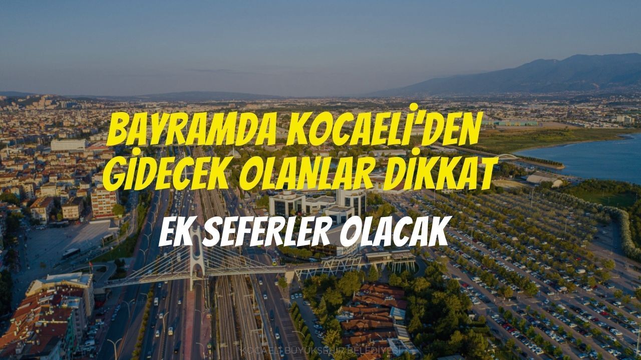 Ramazan Bayramı’nda Kocaeli’den Ankara ve İstanbul’a Ek YHT Seferleri