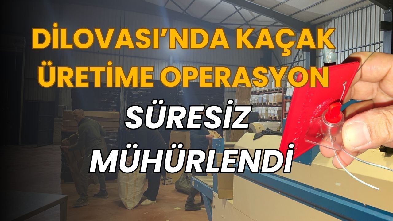 Dilovası’nda Kaçak Üretime Ortak Operasyon: İşletme Süresiz Mühürlendi
