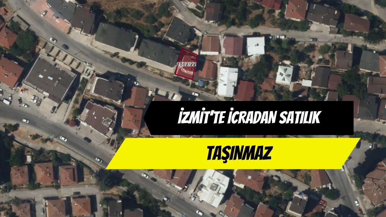 İzmit'te icradan satılık taşınmaz