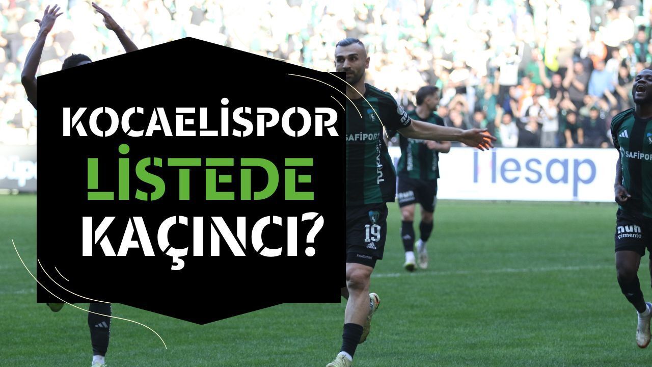 Kocaelispor Yerli Oyuncu Süresinde Sınıfta Kaldı: İşte Ligdeki Sıralaması