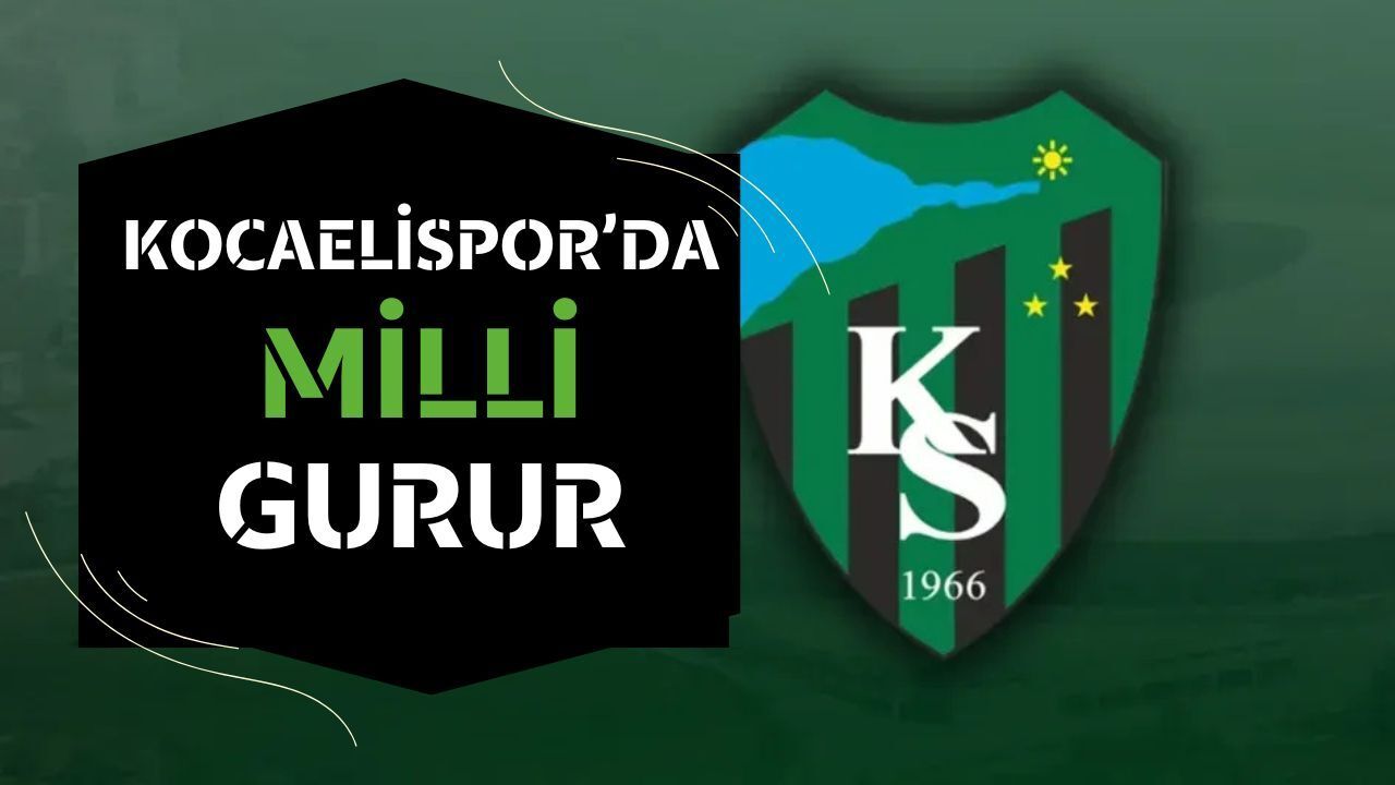 Kocaelispor’un Yıldızlarına Milli Davet: 5 Farklı Ülke, 5 Büyük Gurur