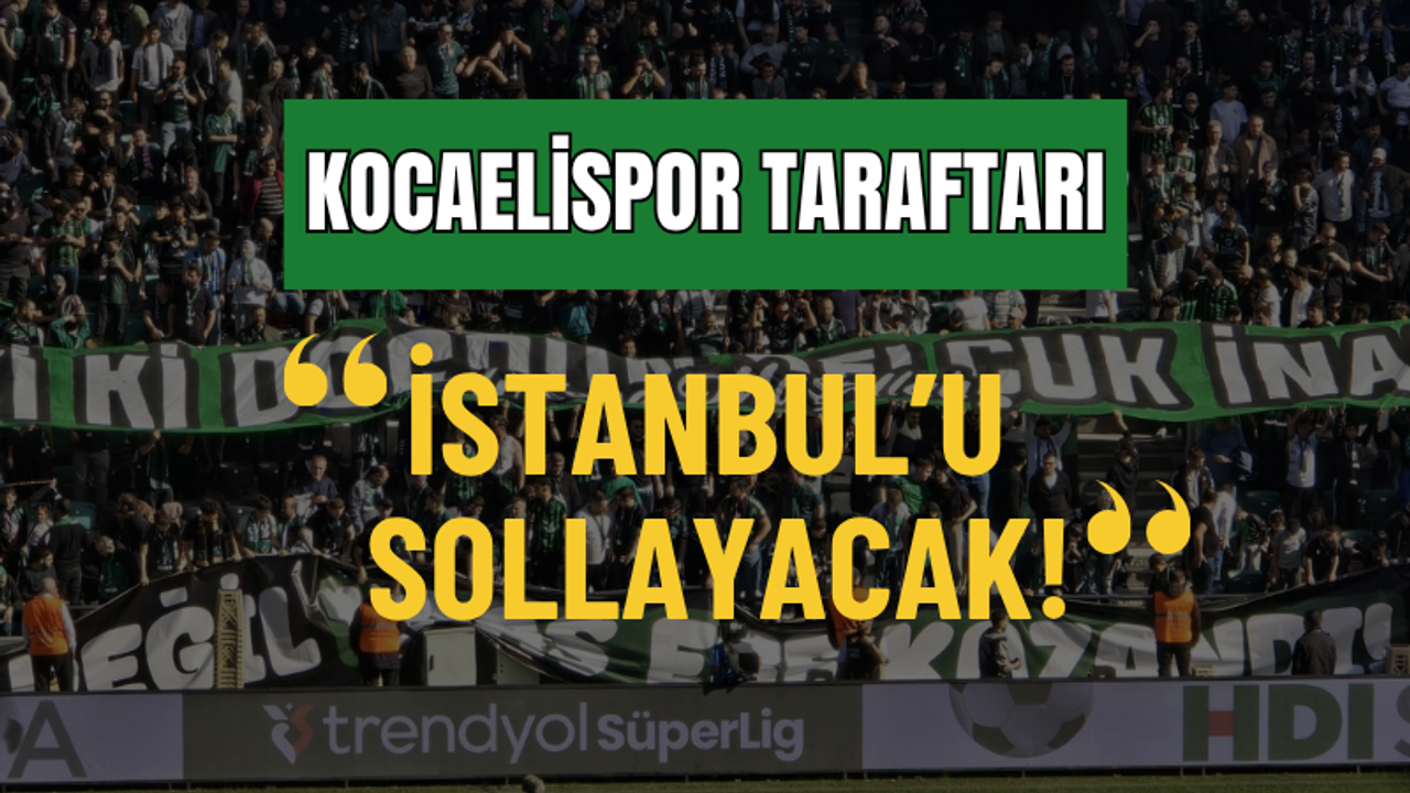 Kocaelispor Taraftarı İstanbul’u Sallayacak: 12 Nisan’da Gözler Deplasman Tribününde