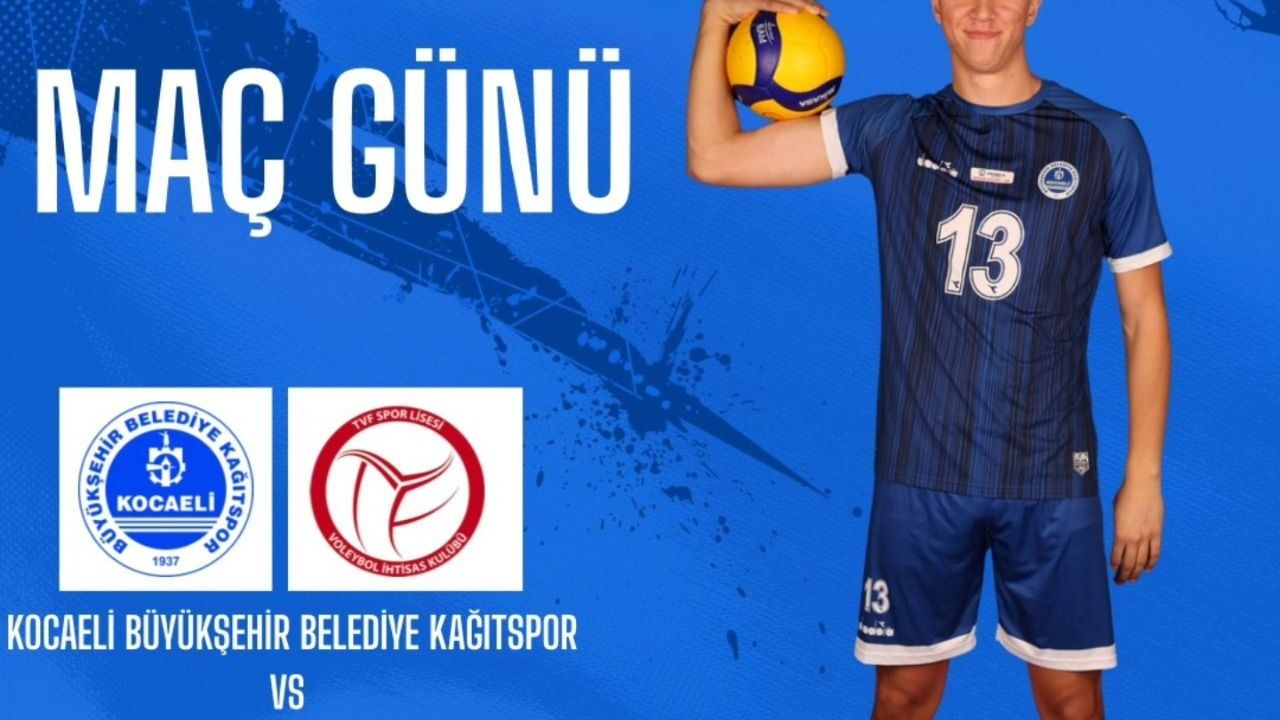 Kağıtspor Erkek Voleybol Takımı TVF Spor Lisesi’ni Ağırlıyor