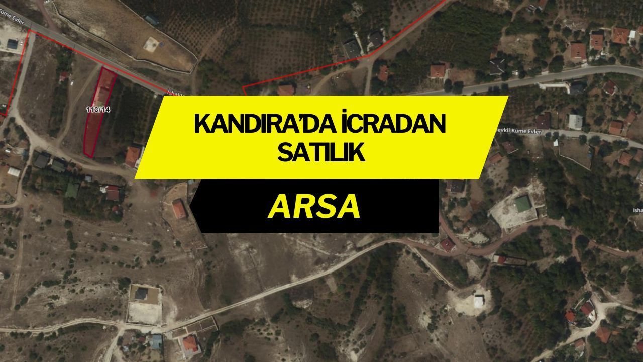 Kandıra'da icradan satılık arsa