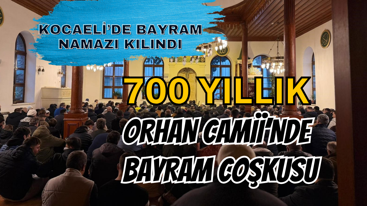 Kocaeli'de bayram namazında camiler doldu taştı