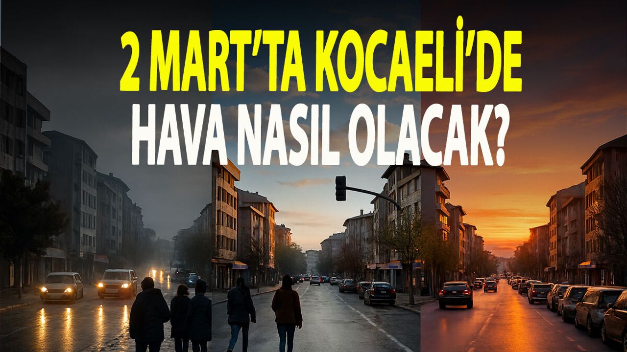 Kocaeli'de Bugün Hava Nasıl Olacak? Hava Değişimine Dikkat
