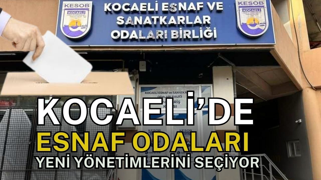 Kocaeli Esnaf Odalarında Seçim Yarışı Başlıyor: Hangi İlçelerde Sandık Kurulacak?