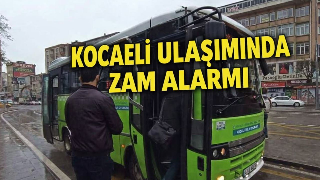 Kocaeli'de Minibüs ve Otobüs Fiyatlarına Zam Gelecek mi?