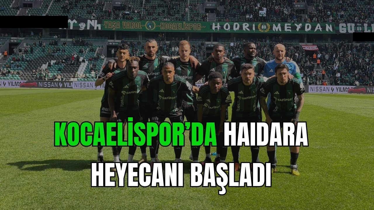 Kocaelispor’da Haidara Müjdesi! Başakşehir Maçı Öncesi Geri Dönüyor