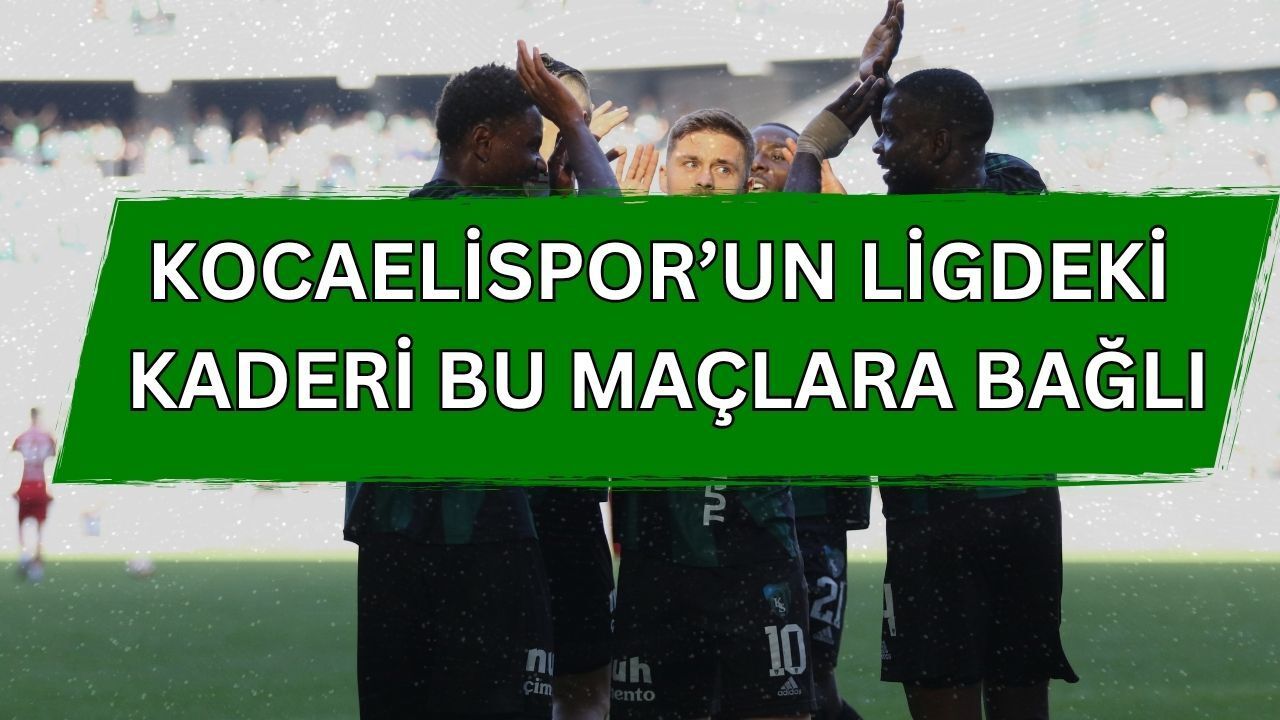 Kocaelispor’un Kader Haftaları Başlıyor: İşte Süper Lig'de Kalan 7 Maç!