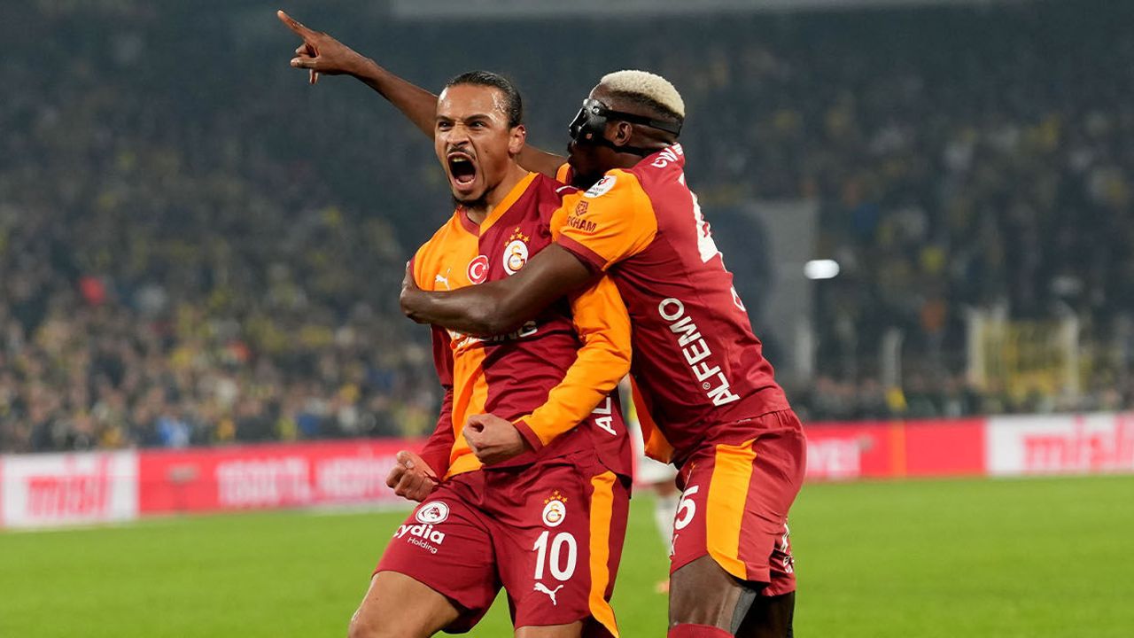 Galatasaraylı Leroy Sane, Beşiktaş derbisinde kırmızı kart gördü