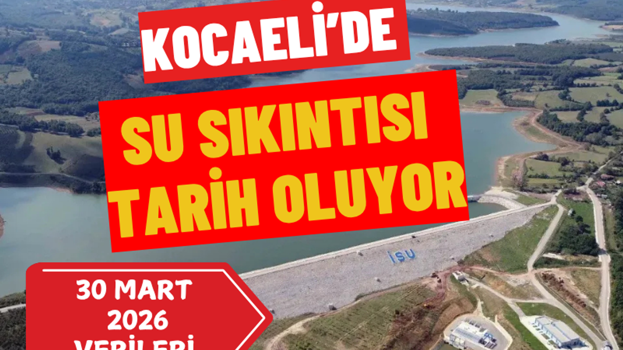 Kocaeli’de Su Sıkıntısı Tarih Oluyor!