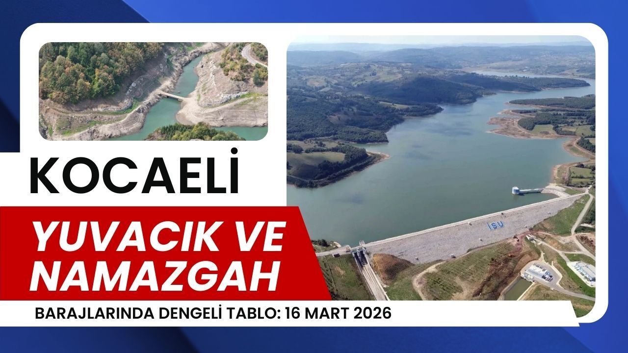 Barajlardaki dengeli tablo: Kocaeli’de su seviyesi aynı kaldı