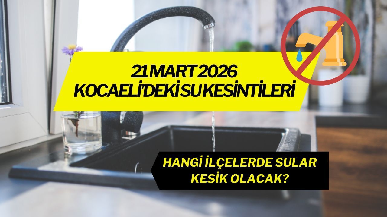 İSU’dan Kartepe İçin Son Dakika Uyarısı: Şebeke Arızası Nedeniyle Sular Kesildi