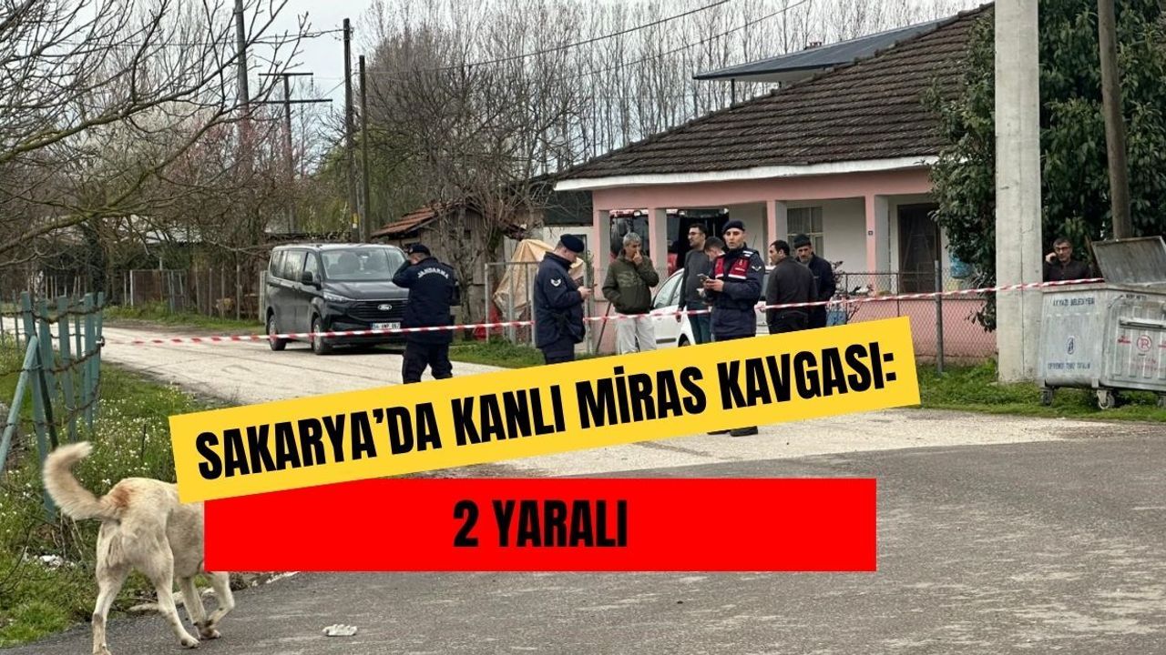 Sakarya'da miras kavgası: 2 yaralı