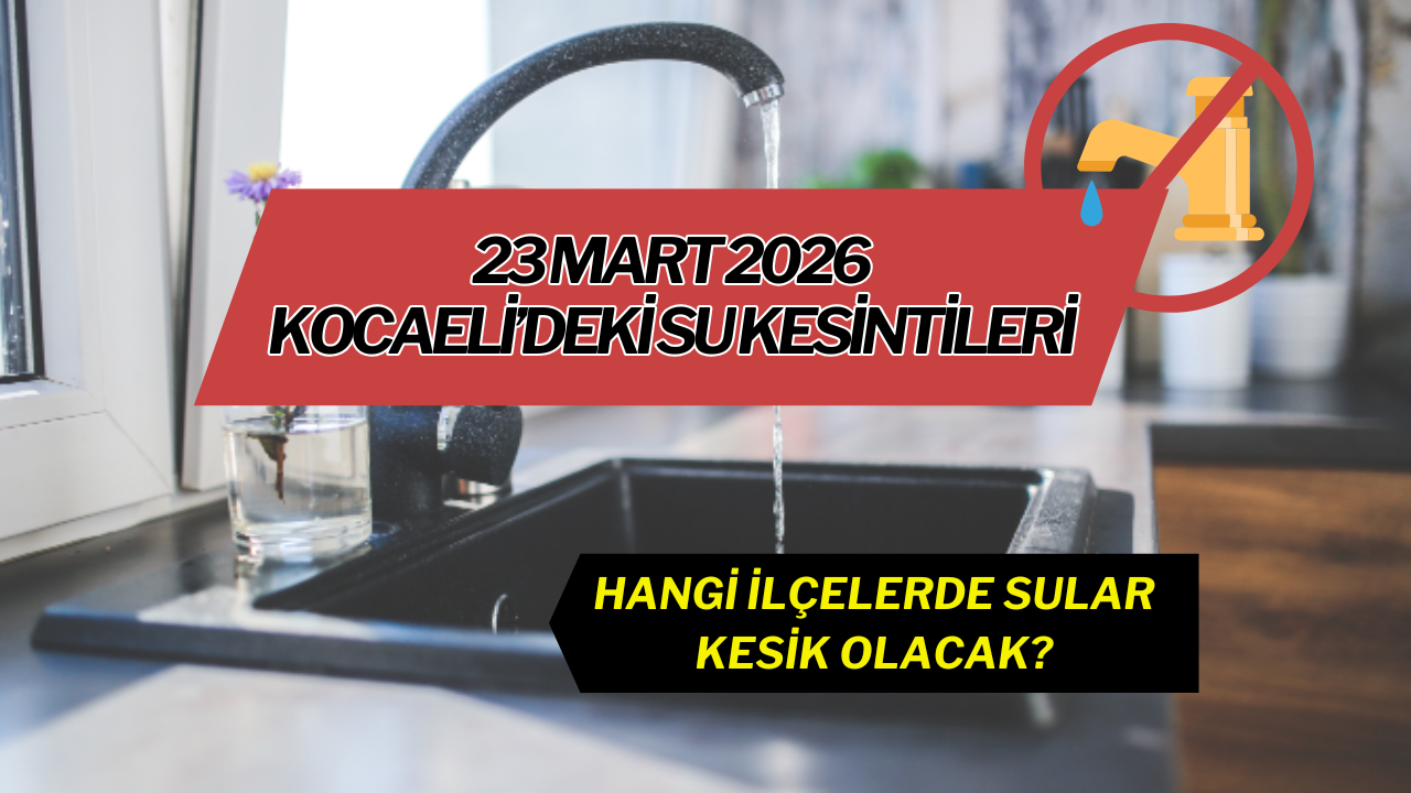 İSU’dan Son Dakika Başiskele Duyurusu: İki Mahallede Şebeke Arızası