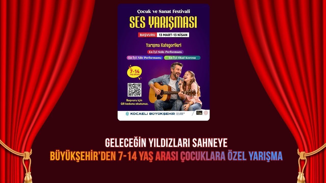 Geleceğin Yıldızları Sahneye: Büyükşehir’den 7-14 Yaş Arası Çocuklara Özel Yarışma
