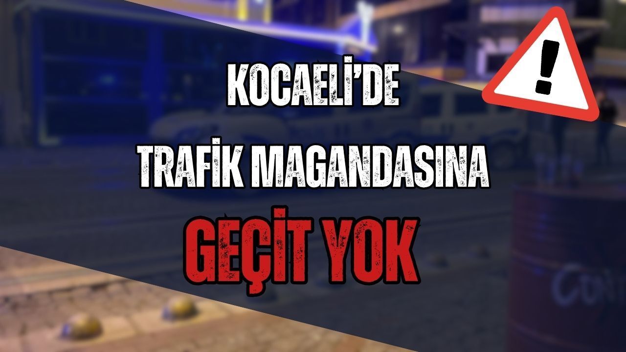 Kocaeli’de Bu Nasıl Araç Sürmek? Dedirten Sürücüye Polis Darbesi!