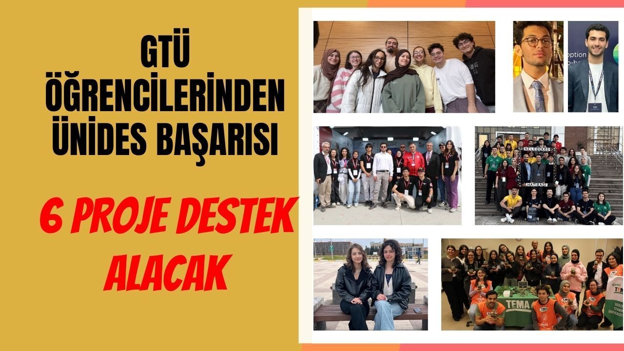 GTÜ Öğrenci Topluluklarından ÜNİDES Başarısı: 6 Proje Destek Almaya Hak Kazandı