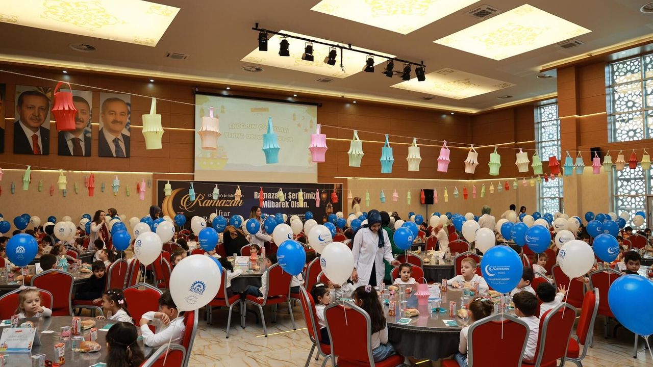 Gebze’de Mevsim Ramazan Etkinliği: Çocuklar Tekne Orucu Geleneğini Öğrendi