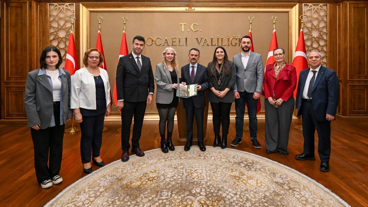 TEMA Vakfı Kocaeli İl Yönetiminden Vali Aktaş’a Ziyaret
