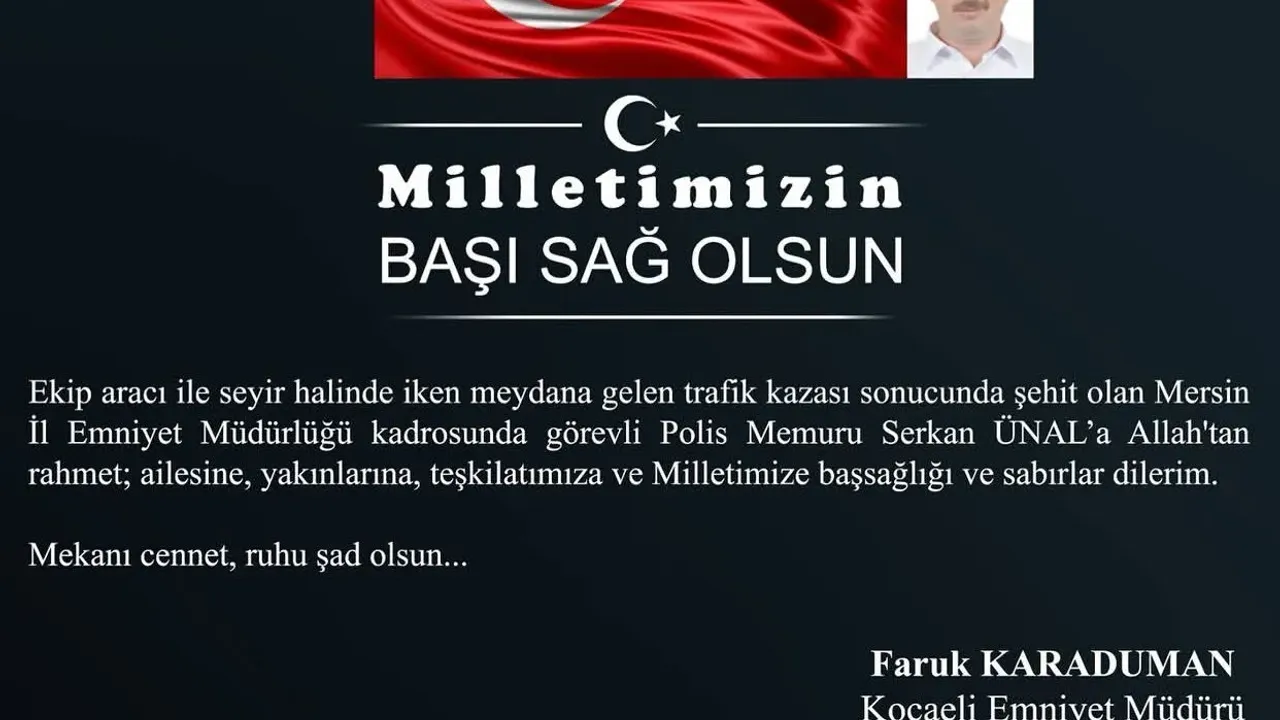 Emniyet Teşkilatını Yasa Boğan Ölüm