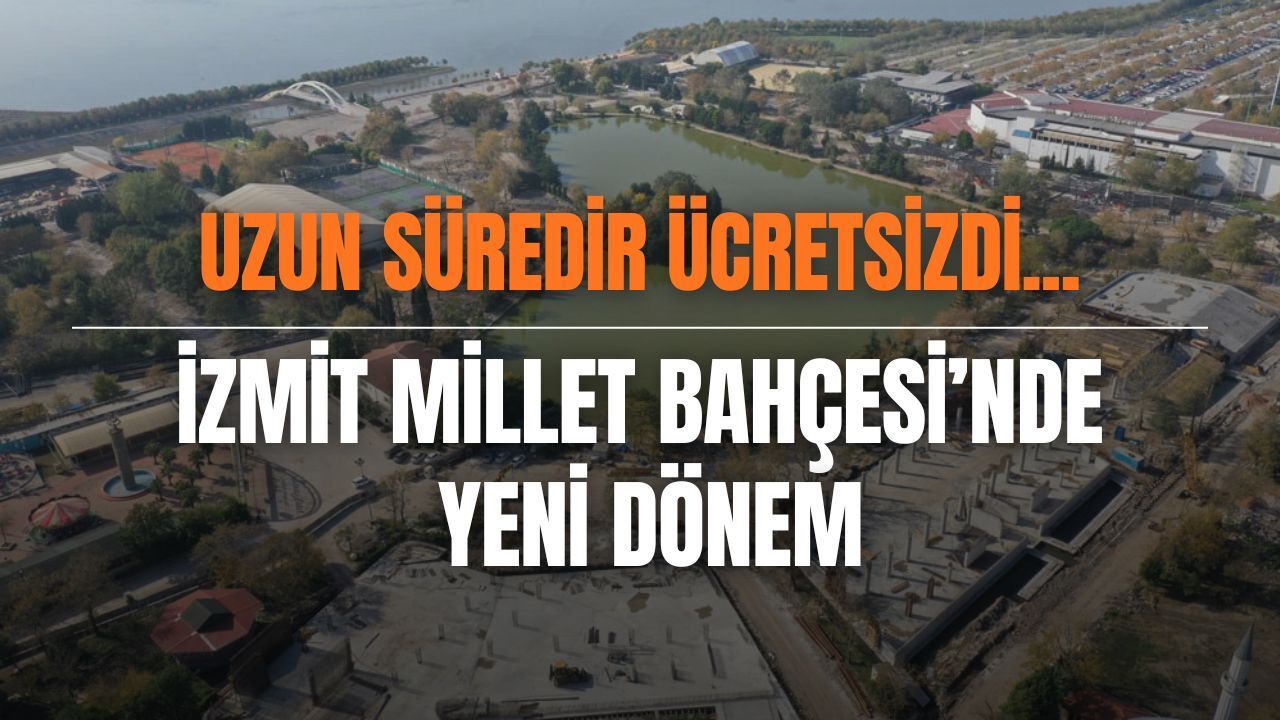 İzmit’te Park Etmek Ücretli Oldu: Millet Bahçesi Otopark Tarifesi Netleşti
