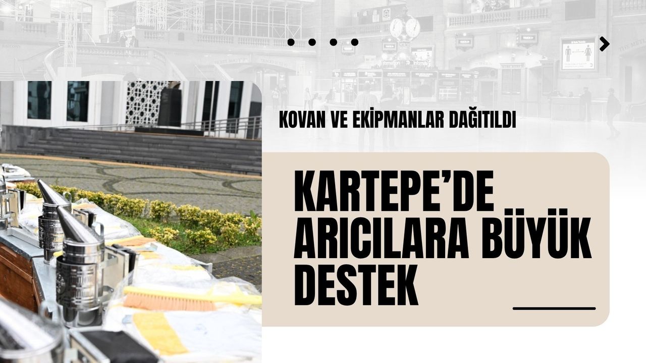 Kartepe’de Arıcılara Büyük Destek: Kovan ve Ekipmanlar Dağıtıldı!