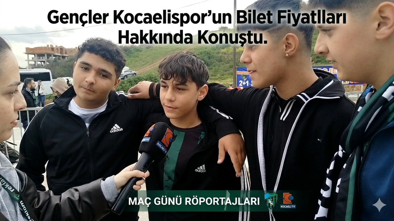 Gençler Kocaelispor'un Bilet Fiyatları Hakkında Konuştu
