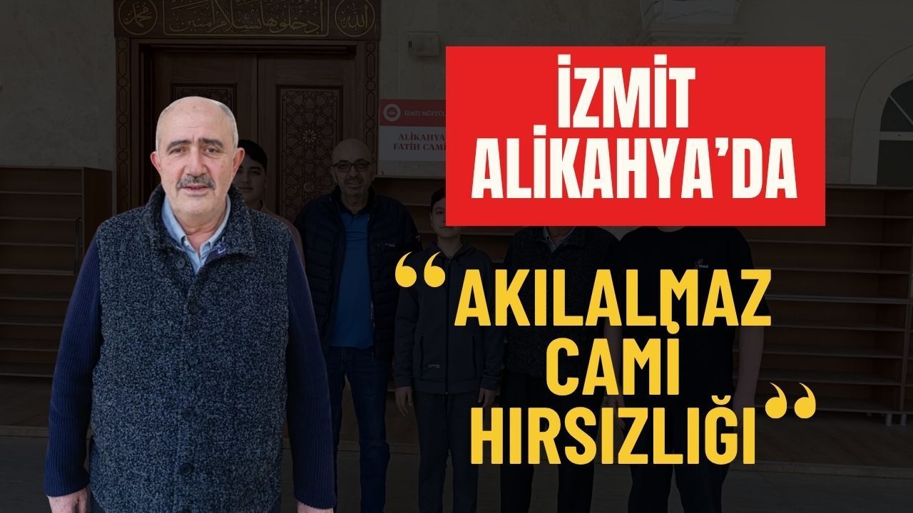 İzmit’te İbadethanede Şok Hırsızlık: Caminin Kutsal Kitaplarını Çalıp Gitti!