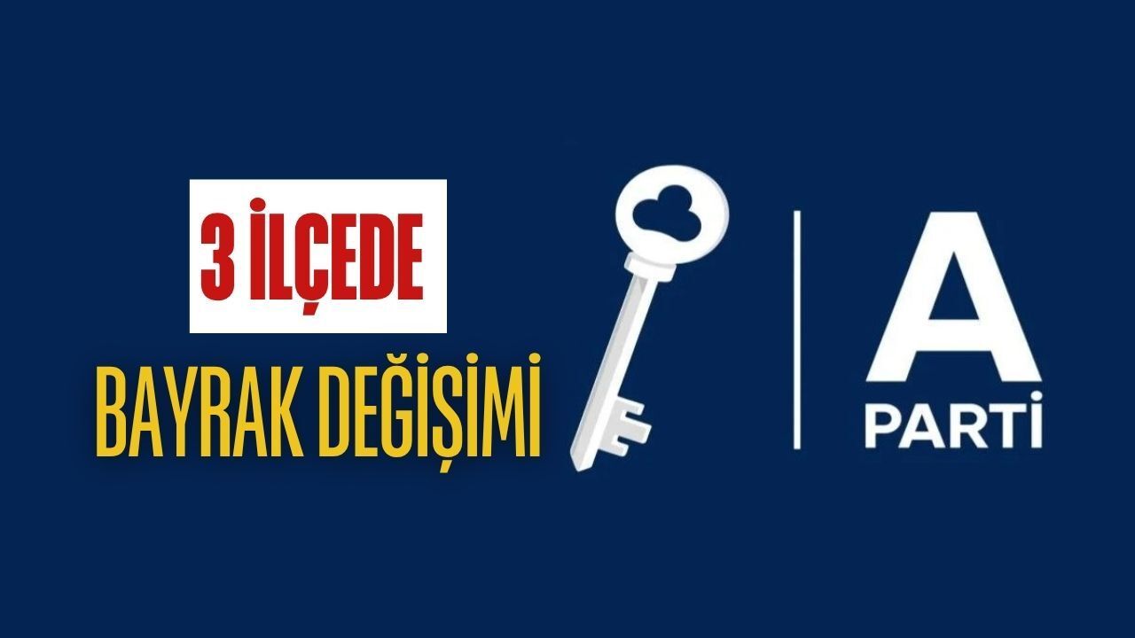 Kocaeli'de 3 İlçede Bayrak Değişimi