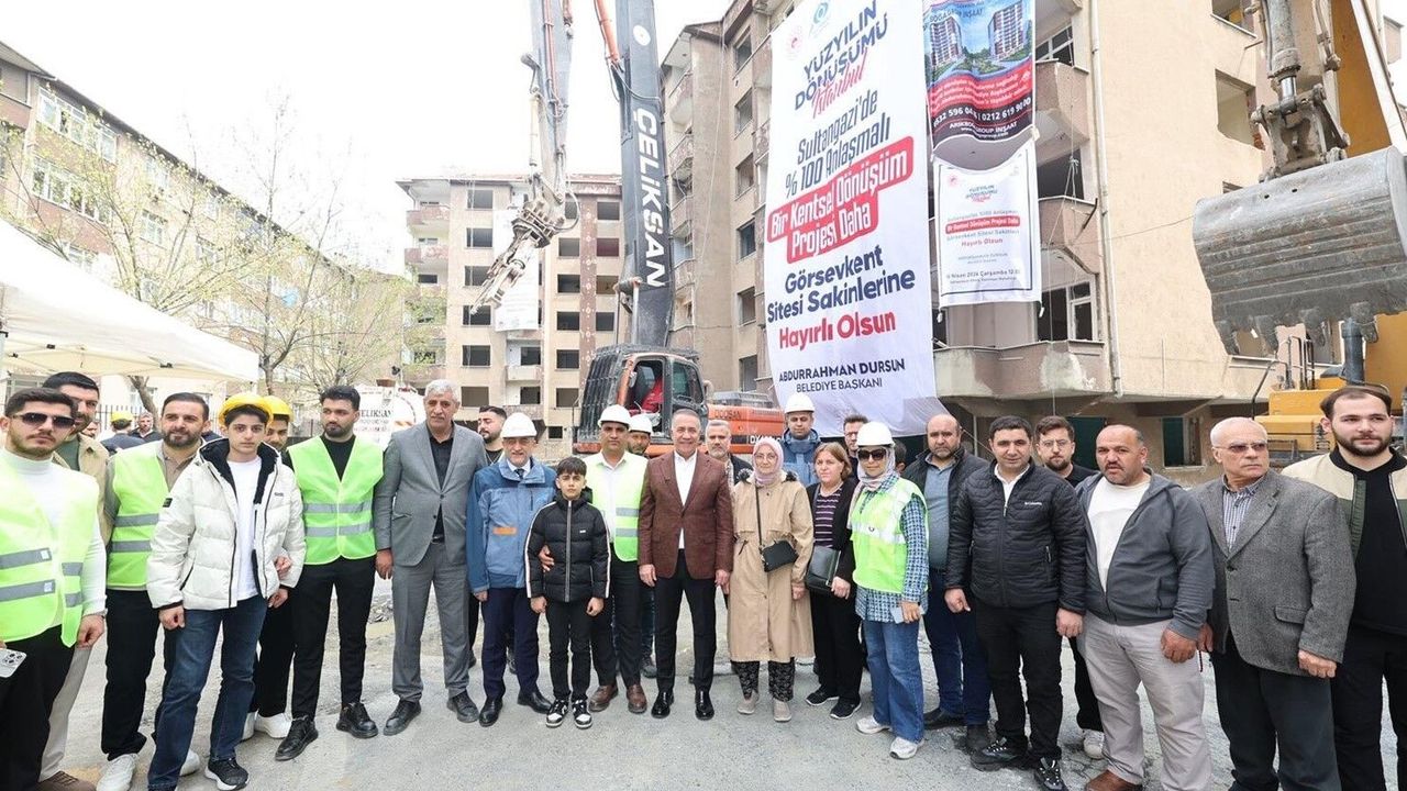 Sultangazi’de Görsevkent Sitesi kentsel dönüşümle yıkıldı