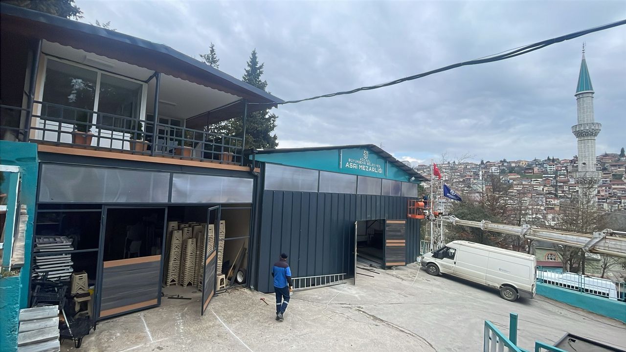 Asri Mezarlık Kocaeli’de Büyükşehir ile yenilendi