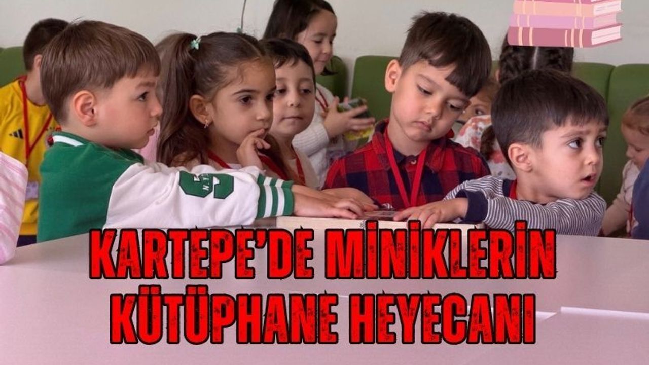 Kartepe’de Miniklerin Kütüphane Heyecanı: Masallar Müzikle Hayat Buldu