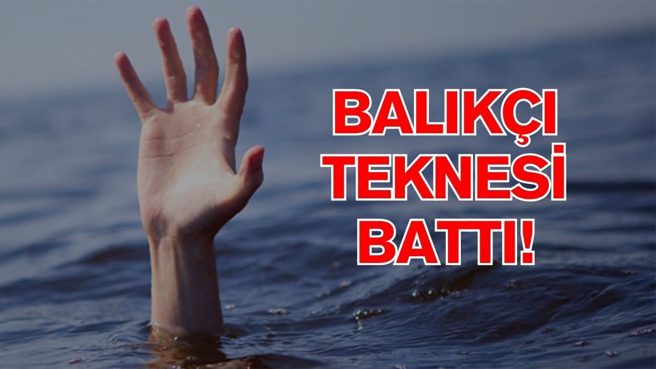 Körfez'de balıkçı teknesi battı