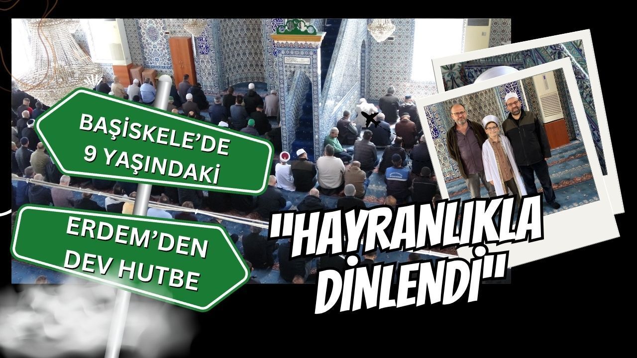 Başiskele’de 9 Yaşındaki Erdem’den Dev Hutbe: 3 Bin Kişi Hayranlıkla Dinledi!