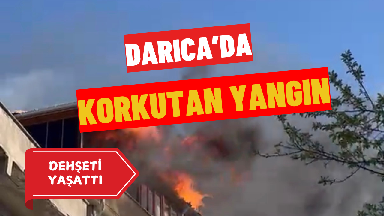 Darıca’da Alevli Dakikalar: 5 Katlı Binada Yangın Çıktı!