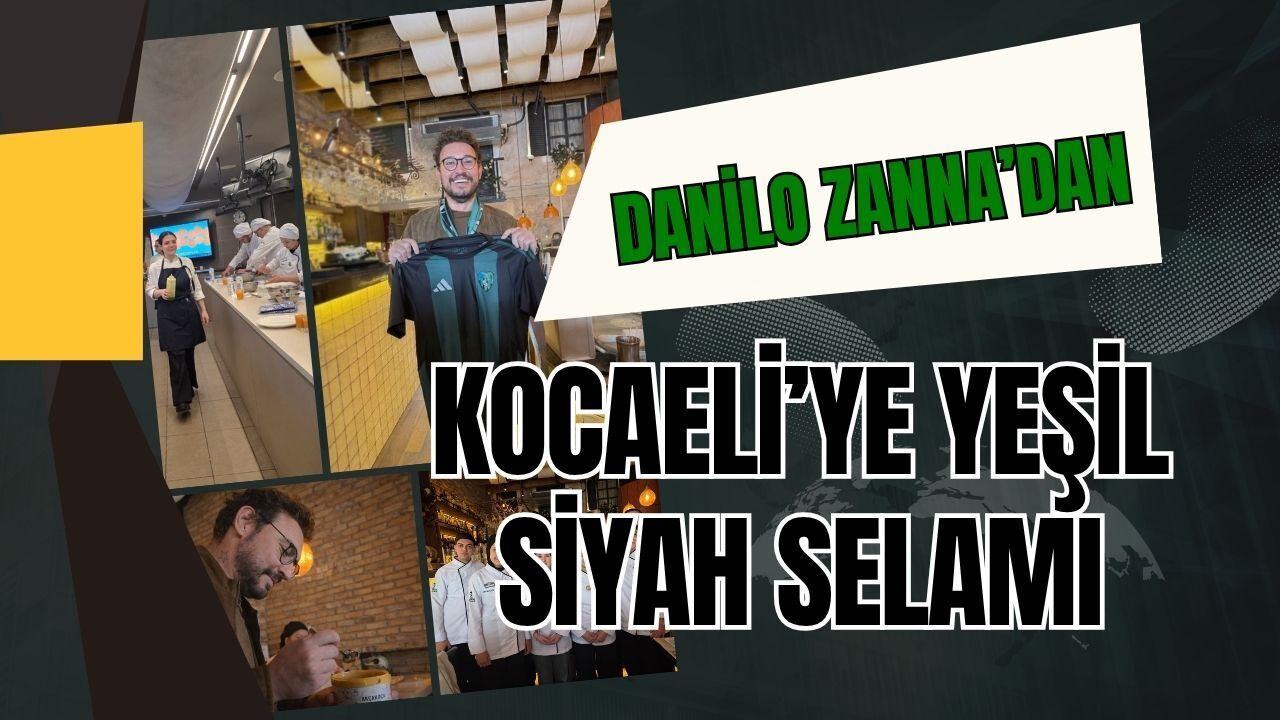 Gastro Gençler Ustasıyla Buluştu! Danilo Zanna’dan Kocaeli’ye Yeşil-Siyah Selam