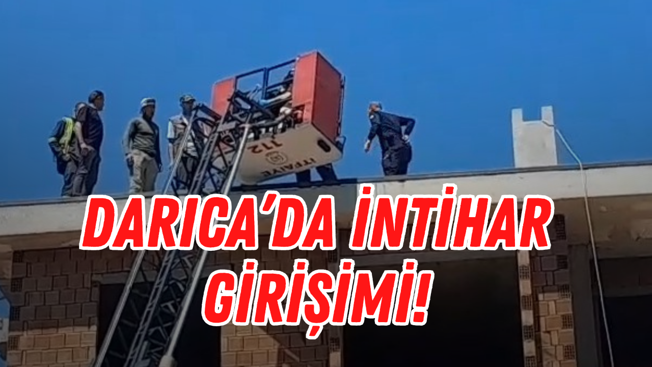 Darıca'da İntihar Girişimi